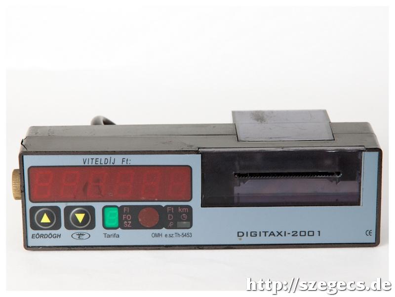 Digitaxi-2001 taxióra
