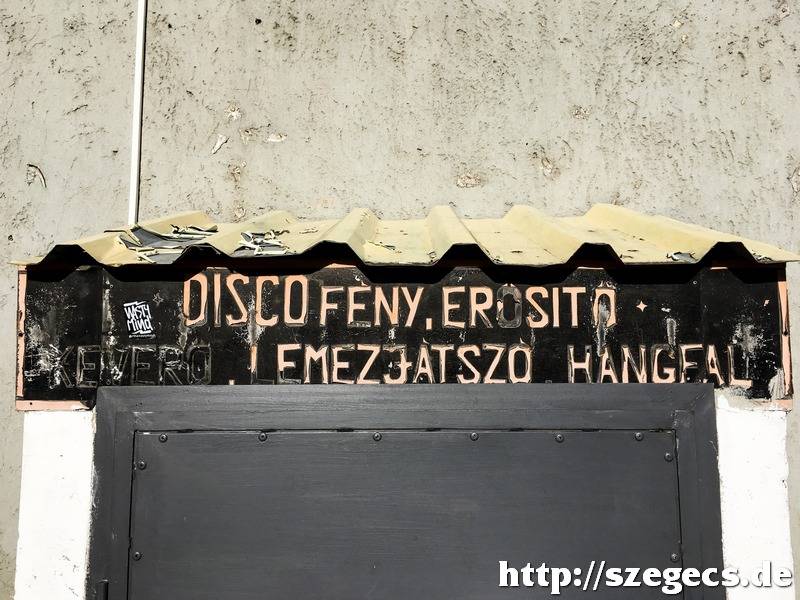A Fortuna Disco Shop egykori helye Szolnokon...
