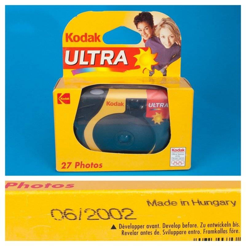 Kodak Ultra eldobható fényképezőgép Magyarországról...