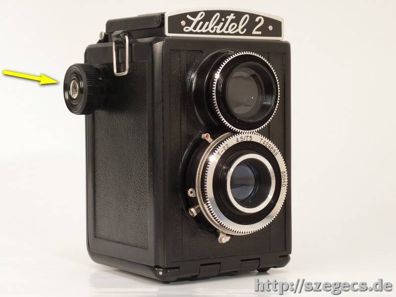Lubitel 2 filmtovábbítás