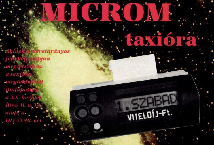 Microm taxióra