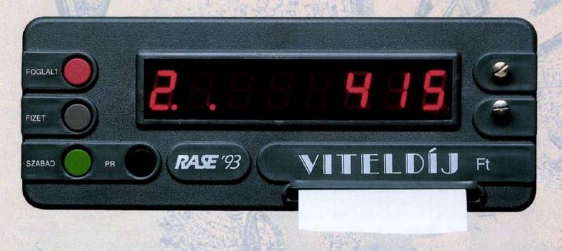 RASE '93 gyári fotó a Taxisok Világa c. magazinból
