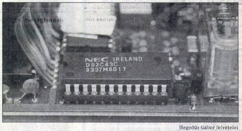 A RASE93 taxaméterek manipulálhatóságáról szóló korabeli cikk illusztrációja.