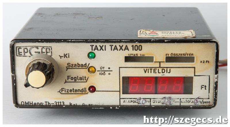 ÉPGÉP TAXI TAXA 100