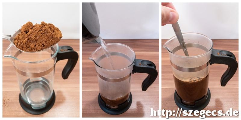 French press kávéfőző használata I.