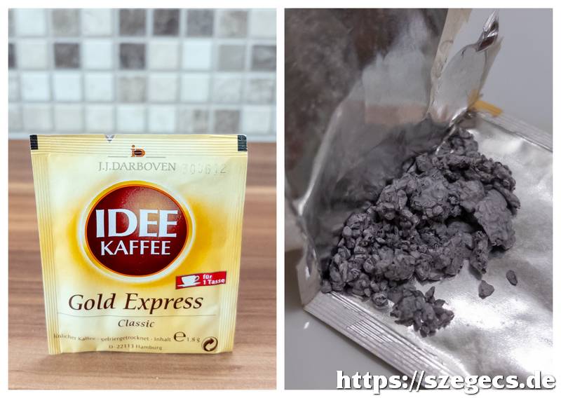 Idee Kaffee Gold Express Classic - megromlott